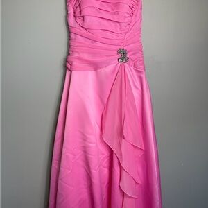 Masquerade Strapless Strapless Evening Dress Size 3/4 Pink Coquette Prom Barbie